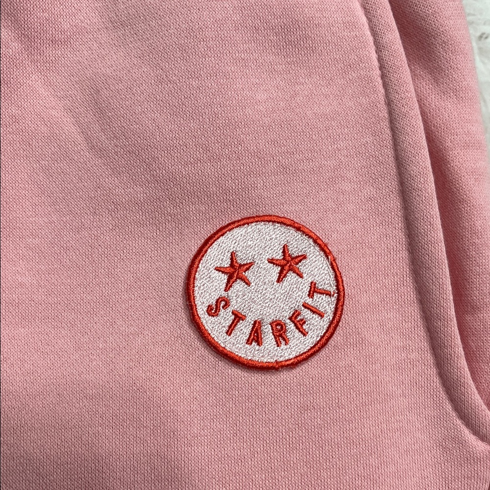 Women's Pink Star Emblem Joggers - Picture 5 of 5